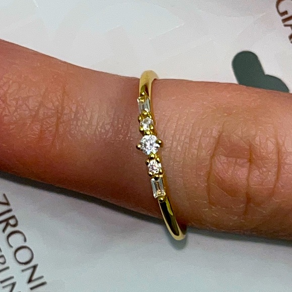 GIANI BERNINI cubic zirconia 18k gold over sterling silver ring - Picture 3 of 4